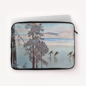 Laptop Sleeves Akseli Gallen-Kallela Skaters Near the Shore