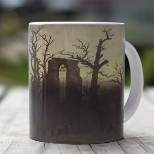 Ceramic Mugs Caspar David Friedrich The Abbey in the Oakwood