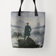 Tote Bags Caspar David Friedrich The Wanderer Above the Sea of Fog