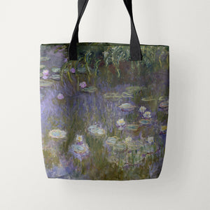 Tote Bags Claude Monet Water Lilies