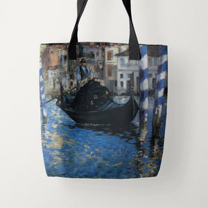 Tote Bags Edouard Manet The Blue Venice