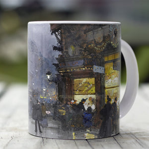 Ceramic Mugs Eugene Galien-Laloue La Porte Saint-Denis