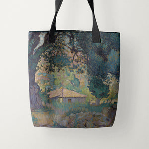 Tote Bags Henri Edmond Cross Landscape with Goats