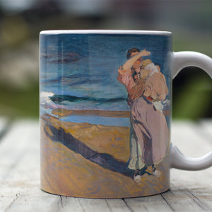 Ceramic Mugs Joaquin Sorolla Fisherwomen with Her Son