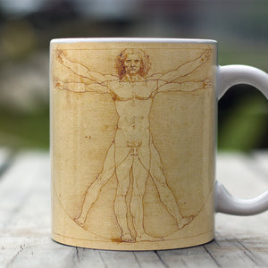 Ceramic Mugs Leonardo da Vinci The Vitruvian Man