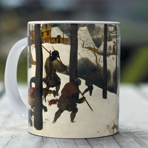 Ceramic Mugs Pieter Bruegel the Elder Hunters on the Snow