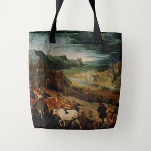 Tote Bags Pieter Bruegel the Elder The Return of the Herd