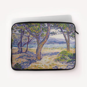 Laptop Sleeves Theo van Rysselberghe The Mediterranean at Le Lavandou