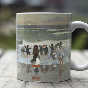 Ceramic Mugs Winslow Homer Beach Scene